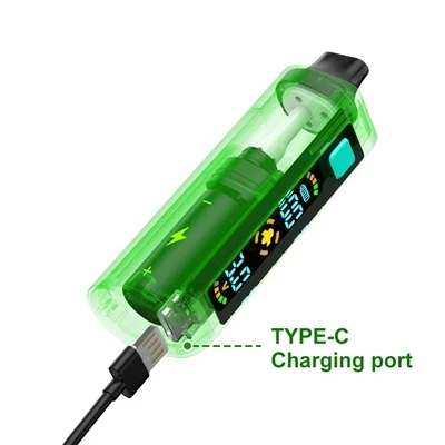 Quanto tempo para cobrar uma caneta vape descartável?