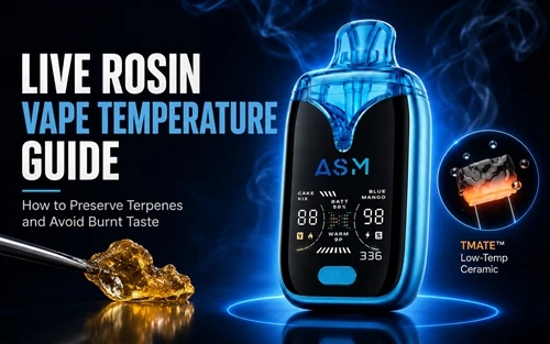 Melhor temperatura de vaporização de resina viva: como obter sabor e efeitos ...